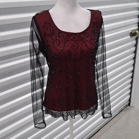 Metaphor Tops - Metaphor Beaded Top